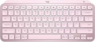 Teclado Logitech Inalambrico Bluetooth Mx Keys Mini Rose