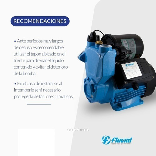 Bomba Automatica Fluvial Compact Elevadora Suministro Agua