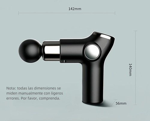 Pistola De Masaje Portátil Masajeador Para Aliviar El Dolor