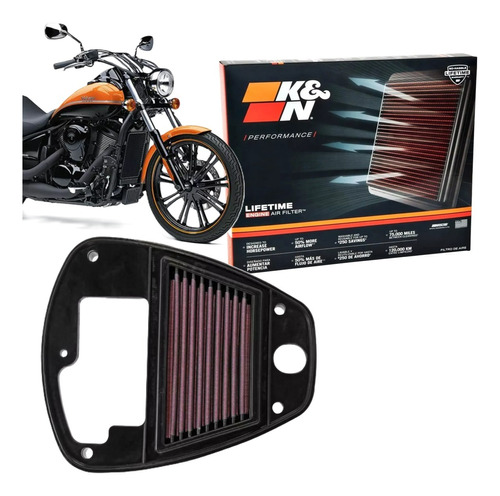 Filtro Ar K&n Esportivo K&n Kn Ka-9006 Kawasaki Vulcan 900