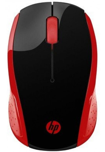 Mouse Sem Fio Hp X200 Oman Wireless Vermelho C/ Nota Fiscal