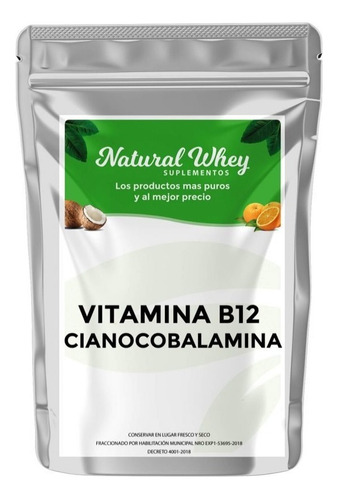 Vitamina B12  Cianocobalamina  5 Gramos 