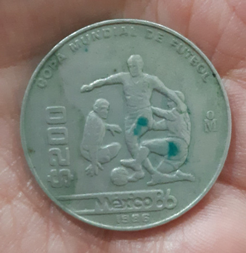 Moneda Conmemorativa Mundial México 86 $200 Coleccionistas