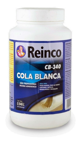 Cola Blanca 1/4 Galón Reinco