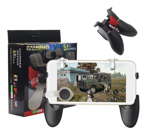 Gatillos Gamepad Joystick Pubg Mobile Smartphone 5 En 1
