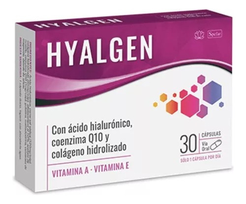 Hyalgen® X 30 | Ácido Hialurónico + Colágeno + Coenzima Q10