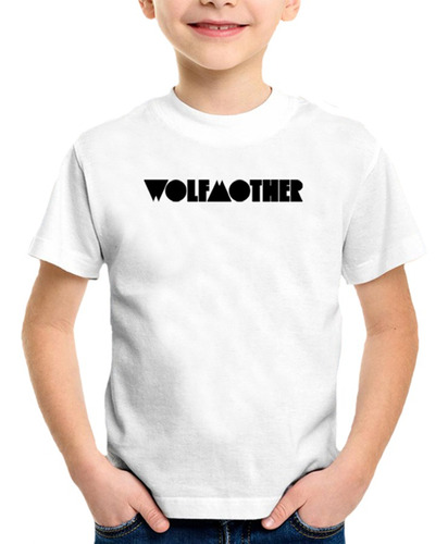 Camiseta Infantil Wolfmother 100% Algodão