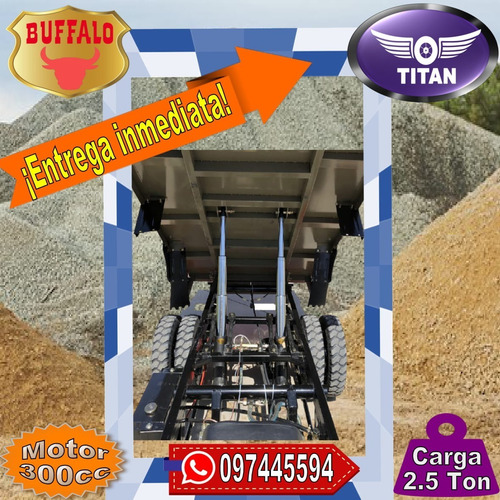 Triciclo Volcadora Granelera Titan Buffalo 0 Km