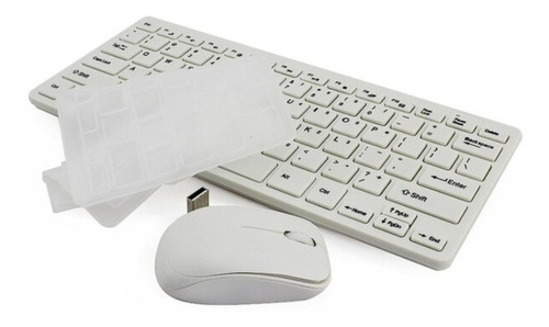 Combo Teclado + Mouse Inalámbrico Wireless Impermeable Mini