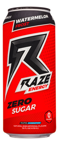 Bebida Energética Raze Individual 473ml Sabor Watermelon 