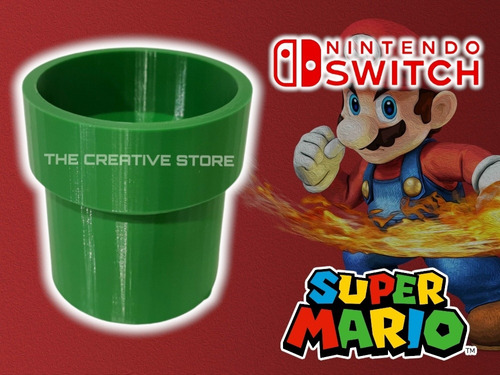 Tubo Verde Mario Bros - Maceta / Portalapices - Nintendo.