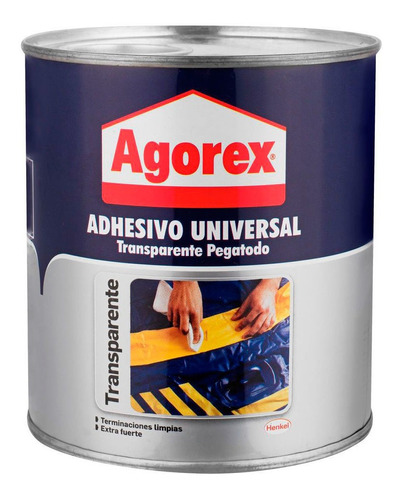 Pegamento Adhesivo De Contacto Transparente Agorex 750 Ml