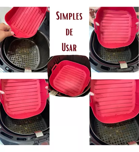 Tapete Protetor De Silicone Grande - P/ Fritadeira Airfryer Universal