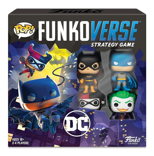 Juego Funkoverse Funko 4 Personas Dc Comics En Ingles