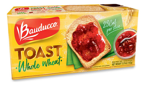 Tostada De Trigo Integral Bauducco - Pan Tostado Delicioso,