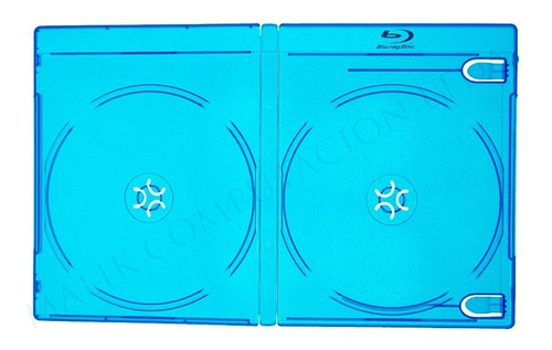 Caja Bluray Azul Dobles 12mm - Pack 50 Unidades