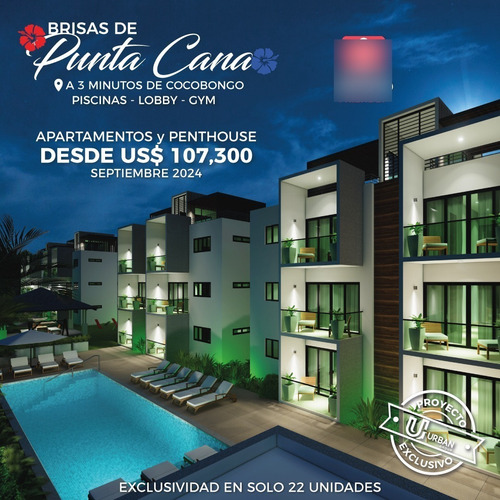 Vendo Apartamentos Y Penthouse En Brisas De Punta Cana