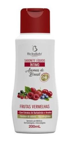 Kit C/ 3 Sabonetes Íntimo Frutas Vermelhas Aromas Do Brasil