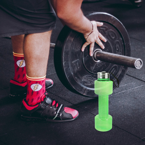 Botella De Agua Deportiva Portátil Con Forma De Mancuerna, 1