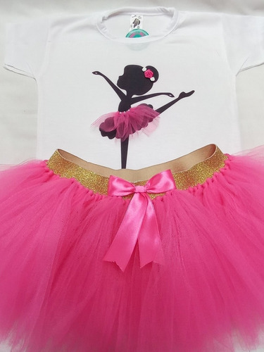 Bailarina Remera + Tutu Tutudancee