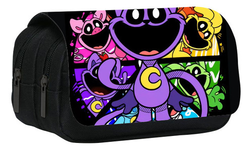 Estuche De Lápices De Doble Capa For Estudiantes De Smiling