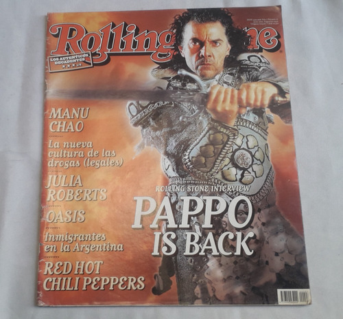 Revista Antigua * Rolling Stone * N° 27 Tapa Pappo