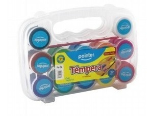 Tempera Escolar Pointer 12 Unidades 20gr