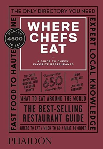 Book : Where Chefs Eat A Guide To Chefs Favorite...