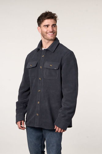 Camisa Campera De Polar Hombre City Polemic