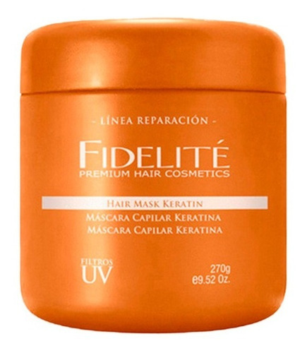 Imagen 2 de 8 de Baño De Crema Fidelité Máscara Capilar Keratina 270g