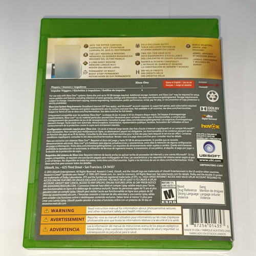 Assassins Creed Syndicate Xbox One Español (Reacondicionado)