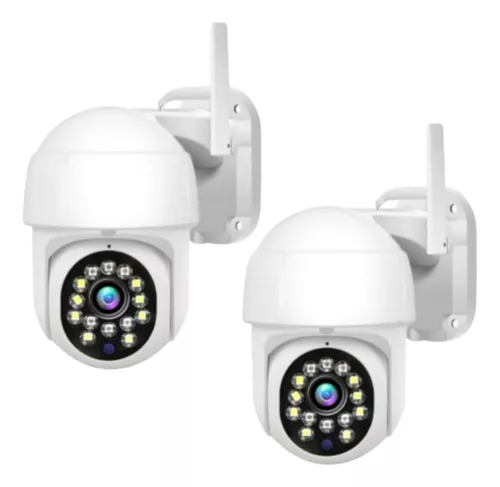 CHILE TENDENCIA Pack x2 Camara De Seguridad Wifi Inalambrica FHD +