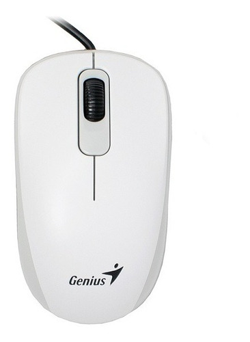 Mouse Genius Dx-110, Usb Optico 1000 Dpi, Blanco