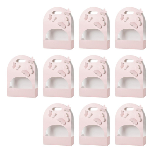 Caja De Flores De Mariposa 3d De 10 Piezas, Caja De Rosa