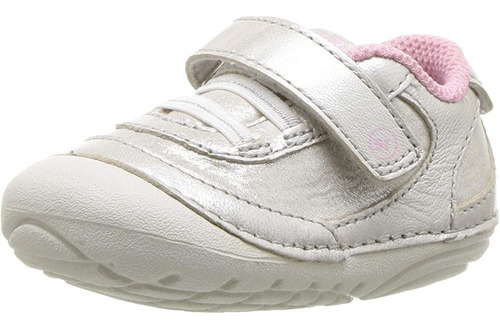 Stride Rite Baby-girl's Soft Motion Jazzy Sneaker, Champagne