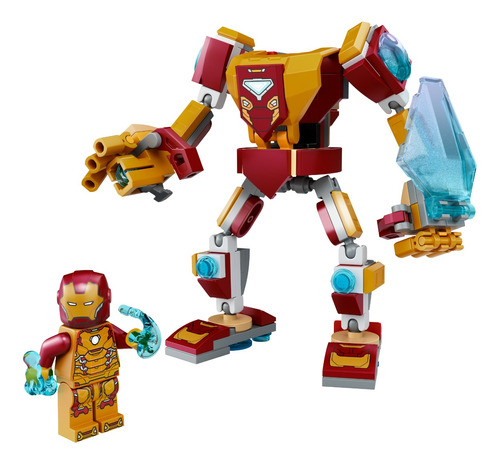 Lego® Marvel Armadura Robótica De Iron Man 130 Piezas 76203