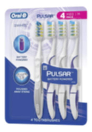 Oral B 3d White Luxe - Paquete De 4 Cepillos De Dientes Con