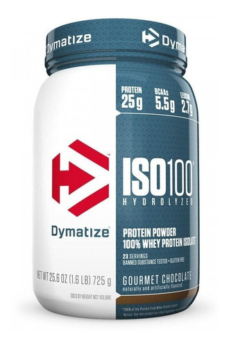 Iso 100 Whey Protein 725g Dymatize Original Importado Usa