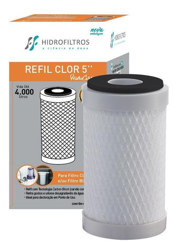 Kit 06 Un Refil Origin P/filtros Hidrofiltros Pou 5 80l/h