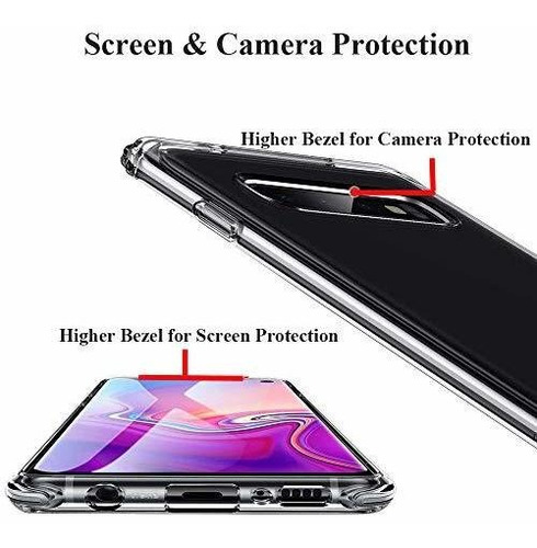 Unov Carcasa Para Samsung Galaxy S10 Tpu Absorcion Golpe