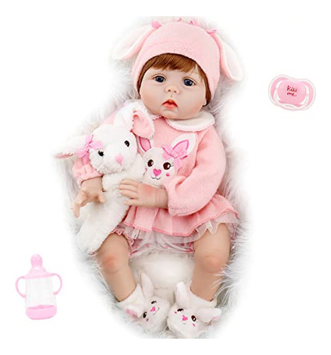 Aori Reborn Baby Dolls Lifelike Newborn Girl Doll 22 G7y2p