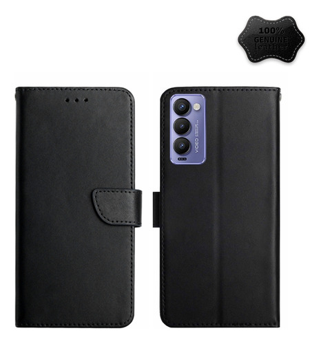 Funda De Teléfono De Piel Auténtica Para Tecno Camon 18p