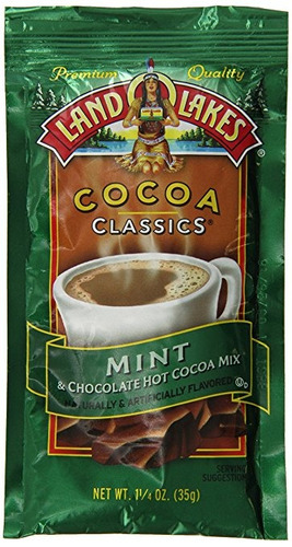 Land-o-lakes Mint Chocolate Caliente Mezcle 15 Onzas (paquet