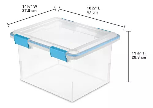 ▷ Contenedor Plástico Transparente 87 Lts ✓ Disponible