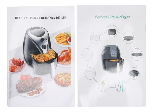 Libro De Cocina Air Fryer, 32 Recetas, Imágenes En Color, Co