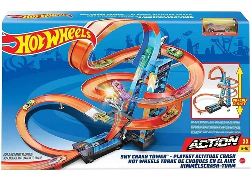 Pista choques aéreos hot wheels sale