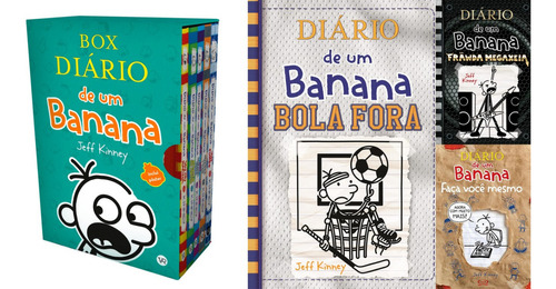 Box Diário De Um Banana - 5 Volumes ( 11 Ao 15 ) 16 17 E Faça Você Mesmo, De Jeff Kenney. Editora V&r Em Português, 2022