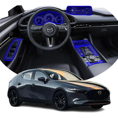 Película Protectora Kit Ppf For Mazda 3 Automático 2025