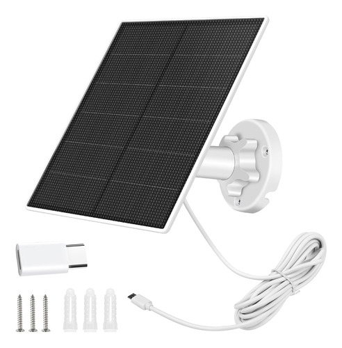 Panel Solar Para Camara De Seguridad, Panel Solar Usb De 5 W