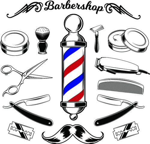 Vinilos Decorativos Para Negocios Barberia 180cm 